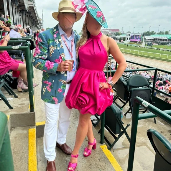 Men’s Kentucky Derby/Oaks Cotton-Linen Floral Blazer - Picture 7 of 8